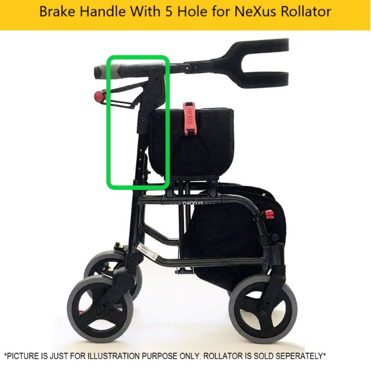 Brake handle with 5 hole for NeXus rollator