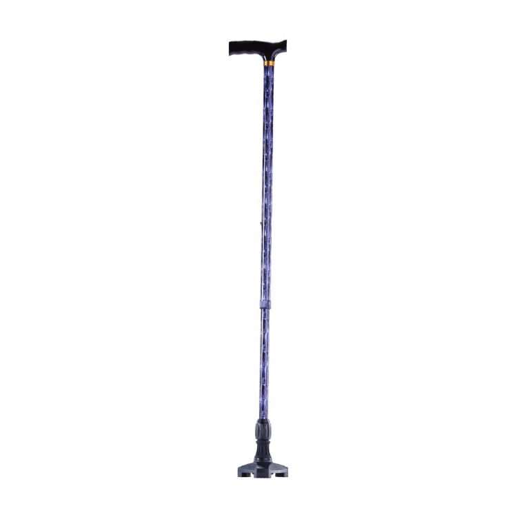 HurryFlex accessory cane tip being installed on a single-point cane without tools