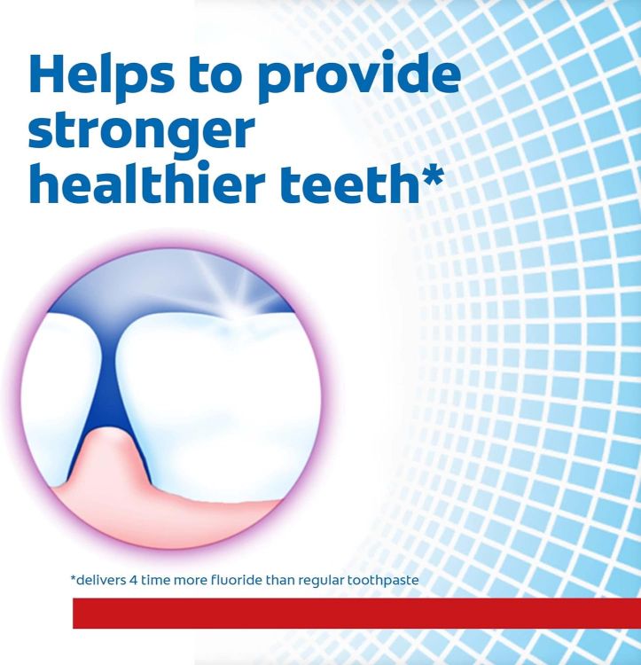 Side angle of Colgate PreviDent 5000 Plus Care high-fluoride toothpaste spearmint