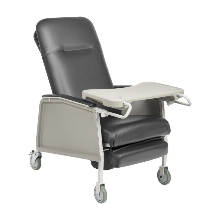 Drive Medical Bariatric 3 Position Recliner in Charcoal